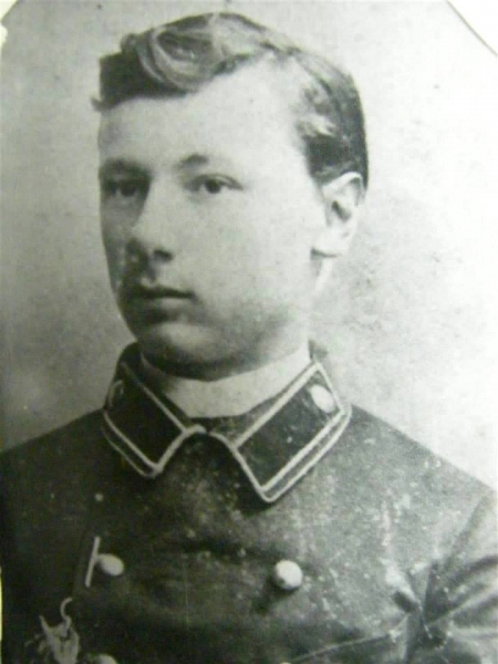 В.В.Рюмін, студент 1-го курсу Харківського технологічного інституту, 1894 рік