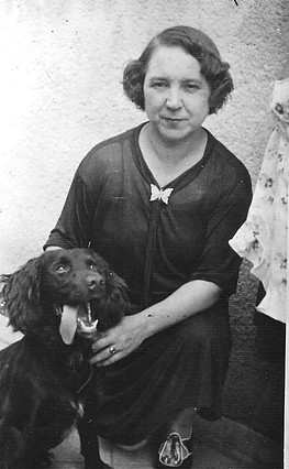 Супруга А.М. Топорова в Вене 1947 г.