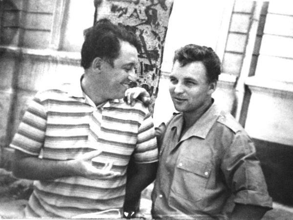 Яков Тублин и Вячеслав Качурин 1965 год.
