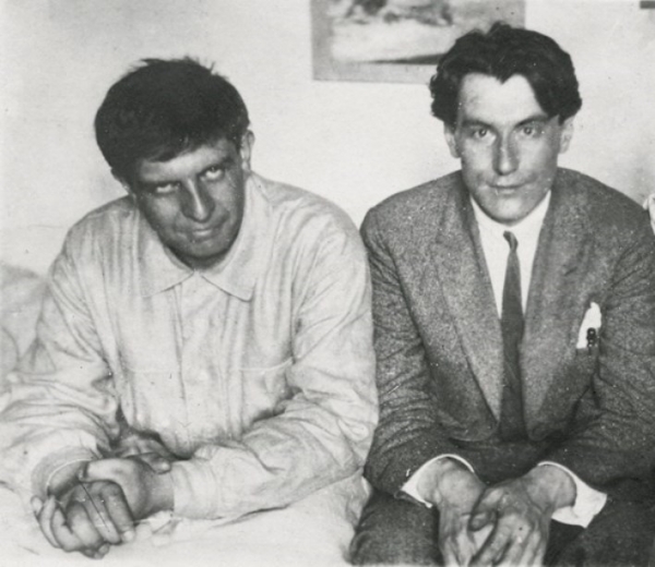 Эдуард Багрицкий и Валентин Катаев. 1919 год